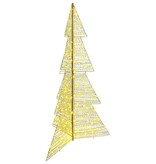 VidaXL Kerstboom met 240 LED Warmwit 180 cm PET