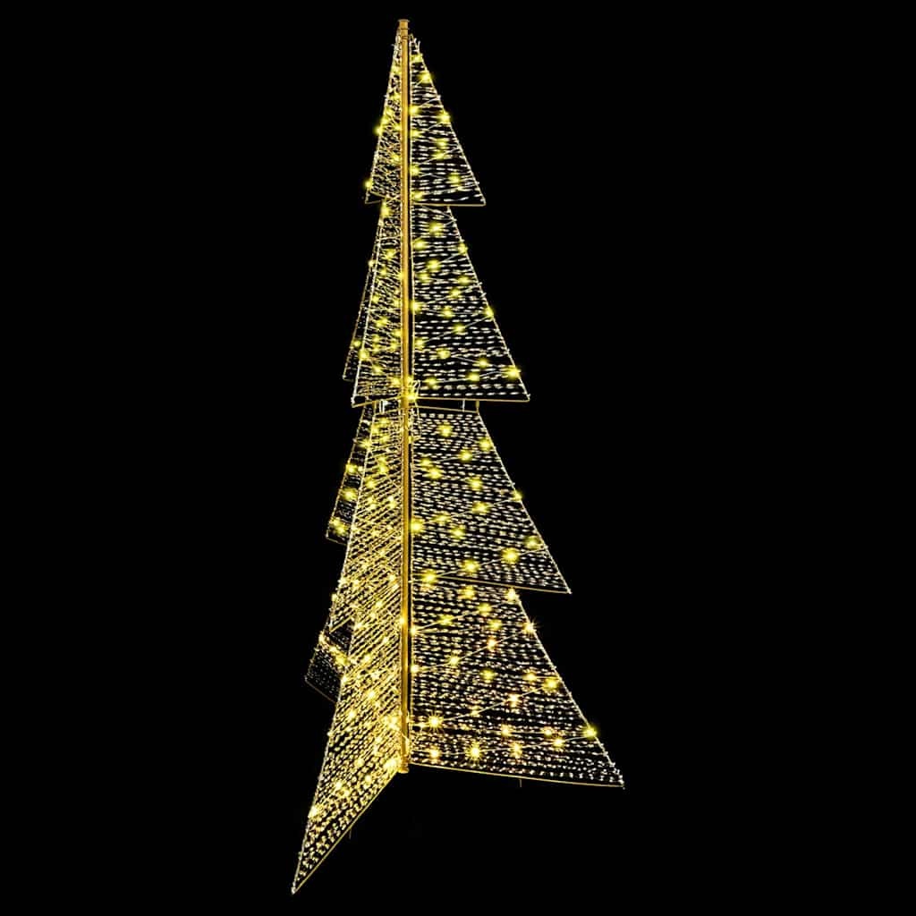 VidaXL Kerstboom met 240 LED Warmwit 180 cm PET