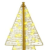 VidaXL Kerstboom met 240 LED Warmwit 180 cm PET