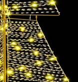 VidaXL Kerstboom met 240 LED Warmwit 180 cm PET