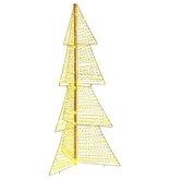 VidaXL Kerstboom met 160 LED Warmwit 150 cm PET