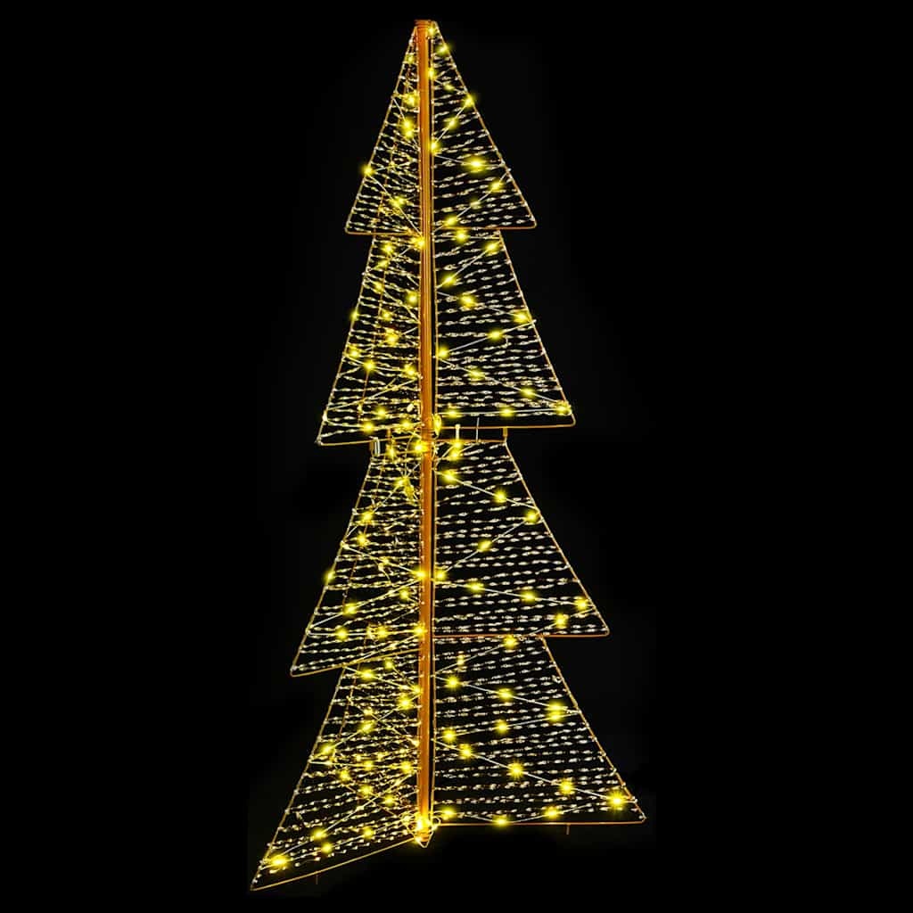 VidaXL Kerstboom met 160 LED Warmwit 150 cm PET
