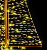 VidaXL Kerstboom met 160 LED Warmwit 150 cm PET