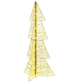 VidaXL Kerstboom met 100 LED Warmwit 120 cm PET