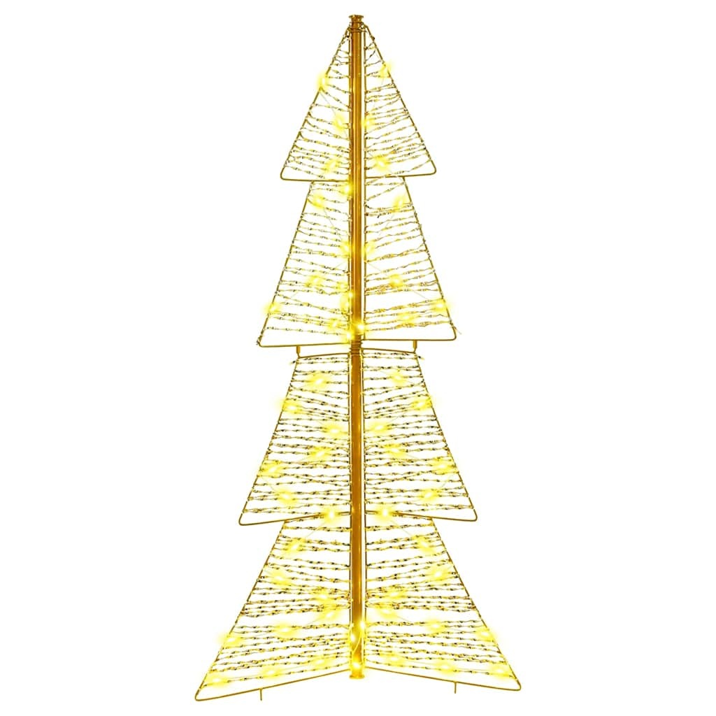 VidaXL Kerstboom met 100 LED Warmwit 120 cm PET