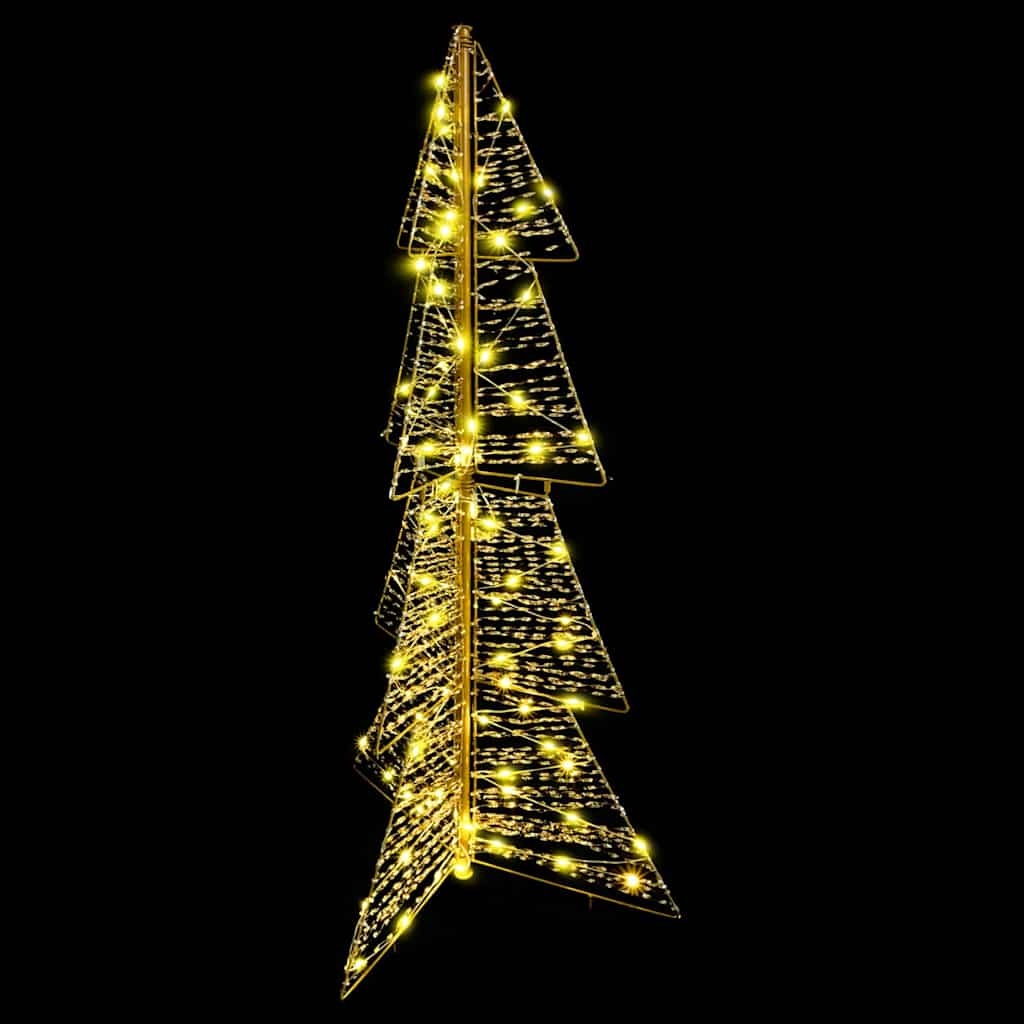 VidaXL Kerstboom met 100 LED Warmwit 120 cm PET