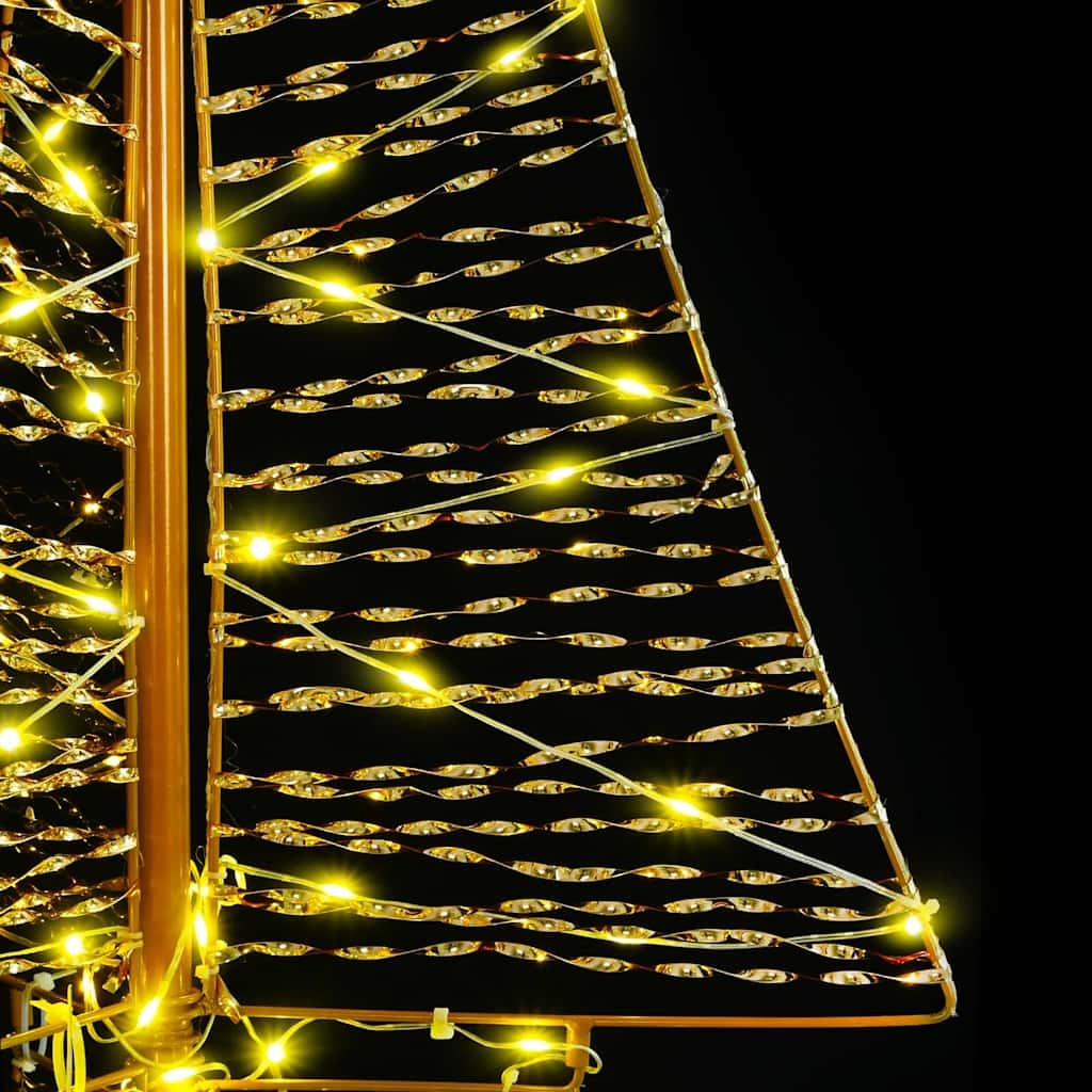 VidaXL Kerstboom met 100 LED Warmwit 120 cm PET