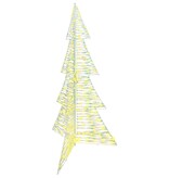 VidaXL Kerstboom met 240 LED Warmwit 180 cm PET