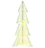 VidaXL Kerstboom met 100 LED Warmwit 120 cm PET