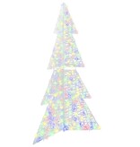VidaXL Kerstboom met 240 LED Multikleur 180 cm Acryl