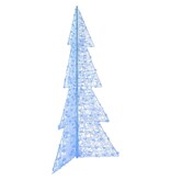 VidaXL Kerstboom met 240 LED Blauw 180 cm Acryl
