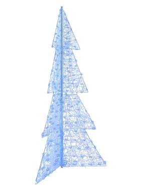 VidaXL Kerstboom met 240 LED Blauw 180 cm Acryl
