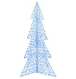 VidaXL Kerstboom met 240 LED Blauw 180 cm Acryl