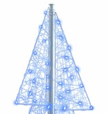 VidaXL Kerstboom met 240 LED Blauw 180 cm Acryl