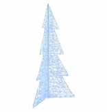 VidaXL Kerstboom met 240 LED Koud Wit 180 cm Acryl