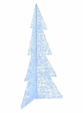 VidaXL Kerstboom met 240 LED Koud Wit 180 cm Acryl