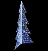 VidaXL Kerstboom met 240 LED Koud Wit 180 cm Acryl