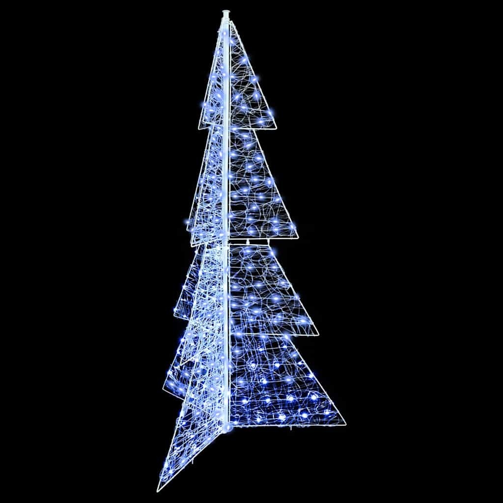 VidaXL Kerstboom met 240 LED Koud Wit 180 cm Acryl