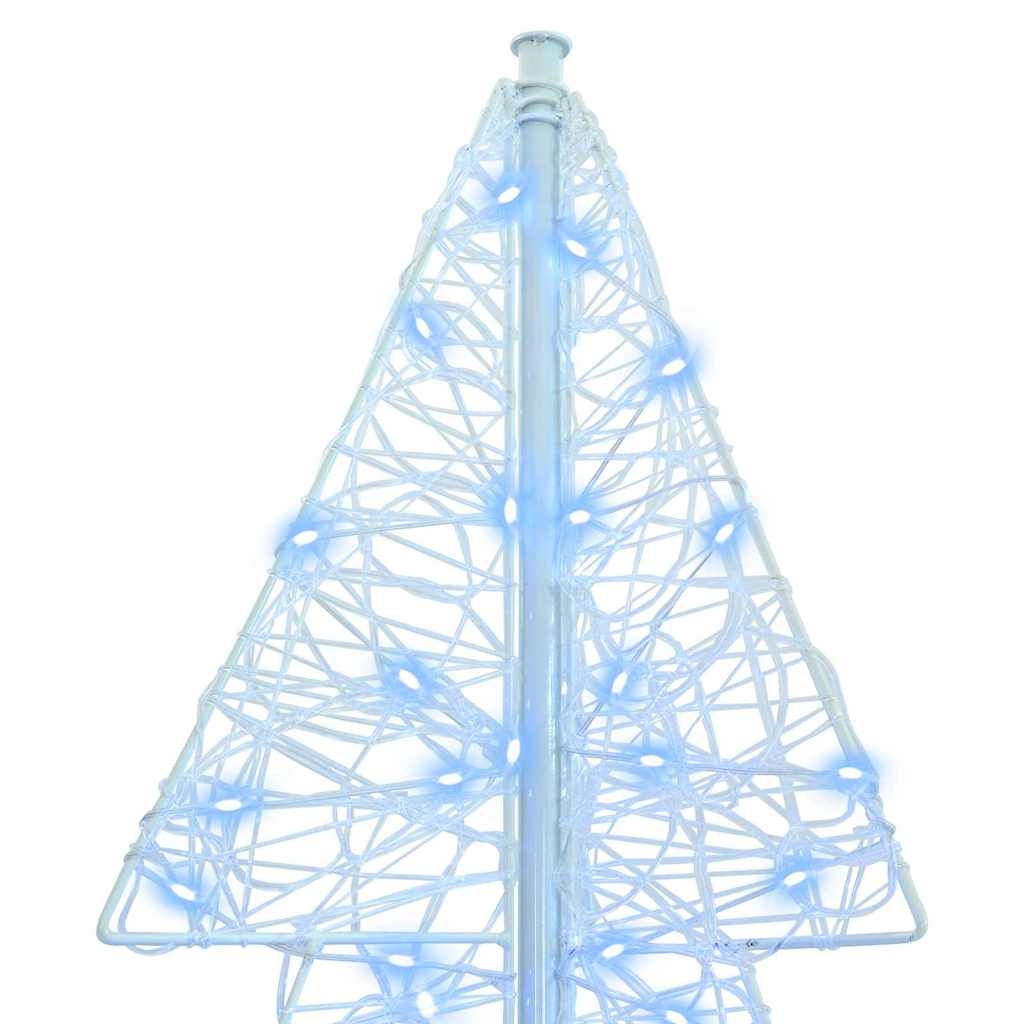 VidaXL Kerstboom met 240 LED Koud Wit 180 cm Acryl