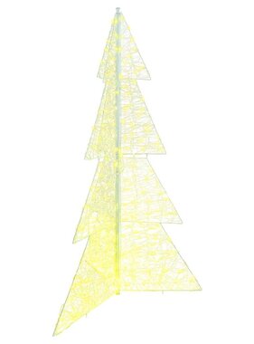 VidaXL Kerstboom met 240 LED Warmwit 180 cm Acryl