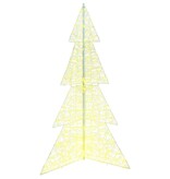 VidaXL Kerstboom met 240 LED Warmwit 180 cm Acryl