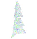 VidaXL Kerstboom met 160 LED Multikleur 150 cm Acryl