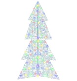 VidaXL Kerstboom met 160 LED Multikleur 150 cm Acryl
