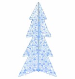 VidaXL Kerstboom met 160 LED Blauw 150 cm Acryl