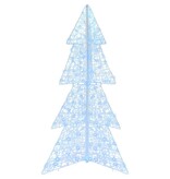 VidaXL Kerstboom met 160 LED Koud Wit 150 cm Acryl