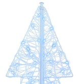 VidaXL Kerstboom met 160 LED Koud Wit 150 cm Acryl