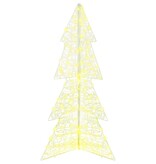 VidaXL Kerstboom met 160 LED Warmwit 150 cm Acryl