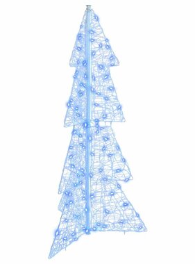 VidaXL Kerstboom met 100 LED Blauw 120 cm Acryl