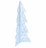 VidaXL Kerstboom met 100 LED Koud Wit 120 cm Acryl