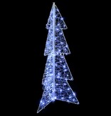 VidaXL Kerstboom met 100 LED Koud Wit 120 cm Acryl