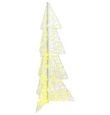 VidaXL Kerstboom met 100 LED Warmwit 120 cm Acryl
