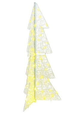 VidaXL Kerstboom met 100 LED Warmwit 120 cm Acryl