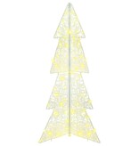 VidaXL Kerstboom met 100 LED Warmwit 120 cm Acryl