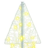 VidaXL Kerstboom met 100 LED Warmwit 120 cm Acryl
