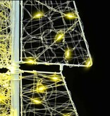 VidaXL Kerstboom met 100 LED Warmwit 120 cm Acryl