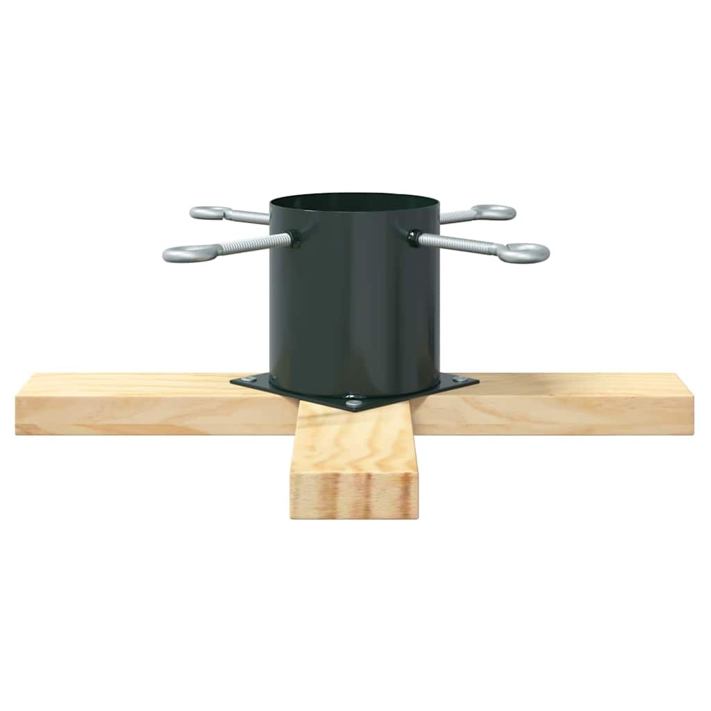 VidaXL Kerstboomstandaard Groen 50 x 50 x 16 cm Massief grenenhout