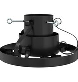 VidaXL Kerstboomstandaard Zwart 40 x 40 x 21 cm Staal