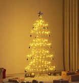 VidaXL Metalen kerstboom met standaard Goud 150 cm Poedergecoat staal