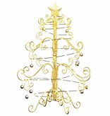 VidaXL Metalen kerstboom met standaard Goud 60 cm Poedergecoat staal