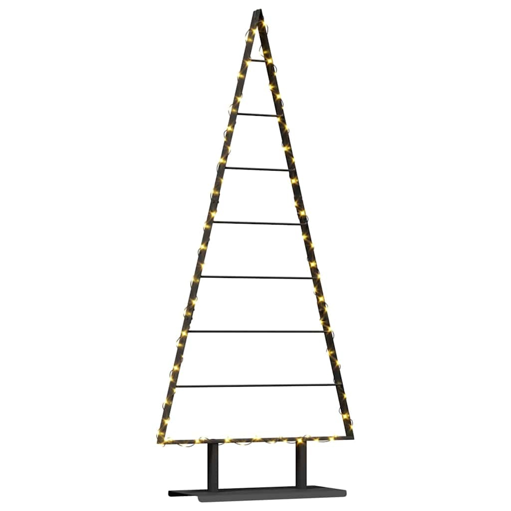 VidaXL Metalen kerstboom met standaard Zwart 150 cm Staal