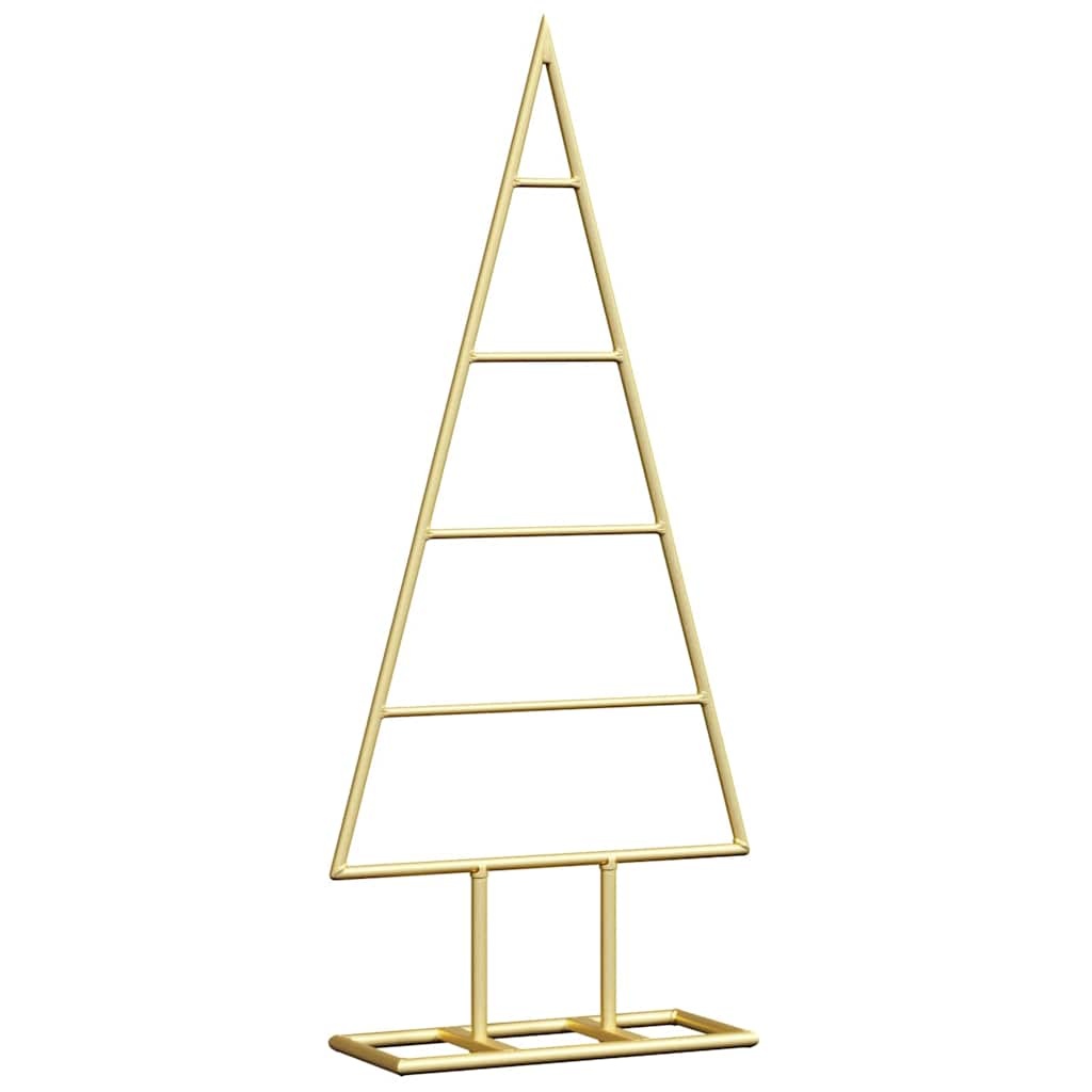 VidaXL Metalen kerstboom met standaard Goud 60 cm Poedergecoat staal