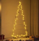 VidaXL Metalen kerstboom met standaard Goud 210 cm Poedergecoat staal