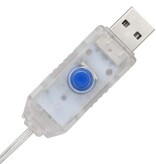 VidaXL LED Rendieren met 60 LED 3 pcs Warmwit PET