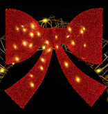 VidaXL Krans met 80 LED Warmwit 90 cm Rattan