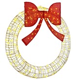 VidaXL Krans met 150 LED Warmwit 120 cm PET