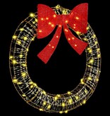 VidaXL Krans met 80 LED Warmwit 90 cm PET